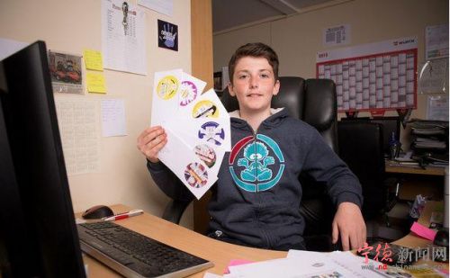 13歲男孩創業8周賺上萬元每天400張訂單 13歲男孩創業8周賺上萬元每天400張訂單