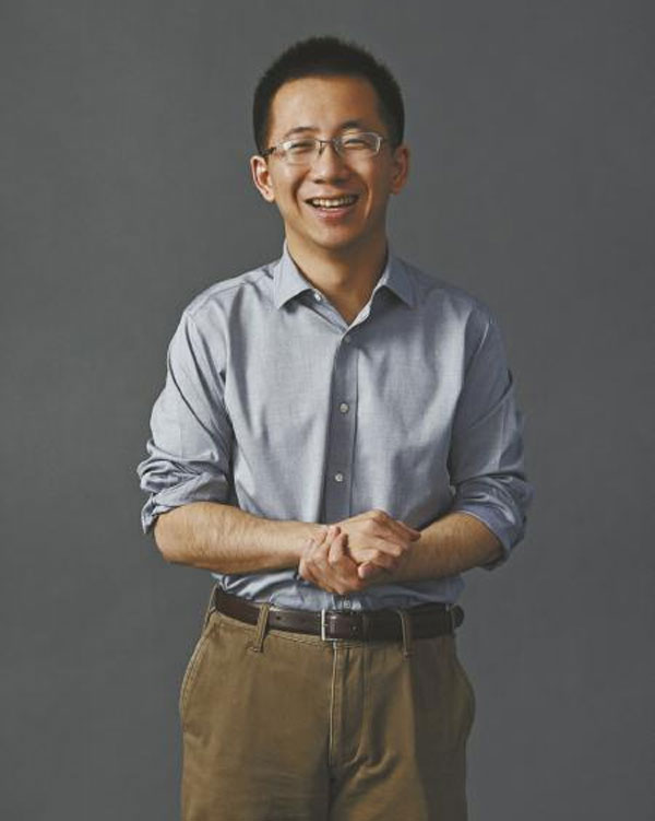 3，今日頭條CEO張一鳴