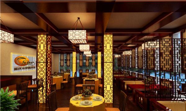 中式快餐店裝修圖片