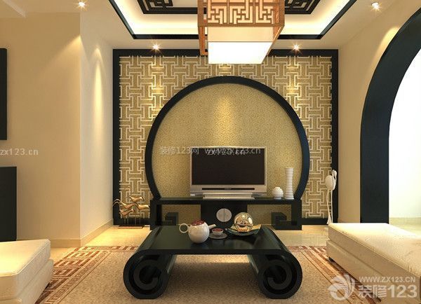 電視背景墻裝修注意事項(xiàng)：造型設(shè)計(jì)